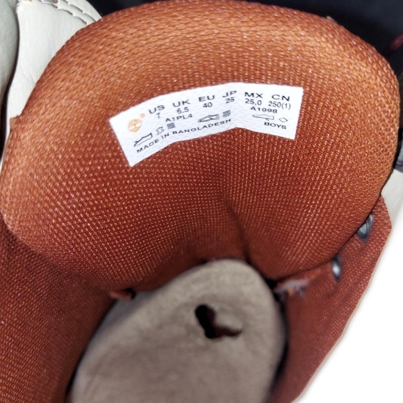 NIB TIMBERLAND TB0A1PL4 BURNT SIENNA CASUAL RUNNING FIELD BOOTS Size 7 Men's - Picture 5 of 10